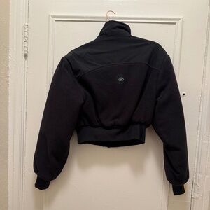 Polar Fleece Cropped Wintry Mix Jacket - Small